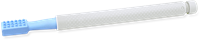 Ark Therapeutics Z-Vibe vibrierendes Mundmotorik-Tool hellgraues sensorisches Spielzeug Trillende mondmotoriektool voor spraak-, eet- en sensorische vaardigheden, onder begeleiding.