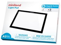 Miniland Lightpad - A3 Leuchttisch für Kinder und kreatives Spielen-3