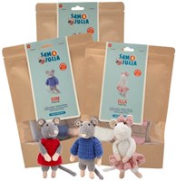 Het Muizenhuis Häkelset Sam Maus - DIY Kuschelmaus 12 cm blau-2