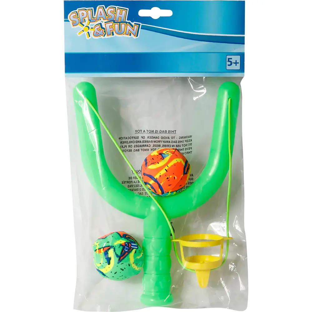 Vedes Wasserbombenschleuder Spielzeug mit 2 Bällen - Wasserspaß