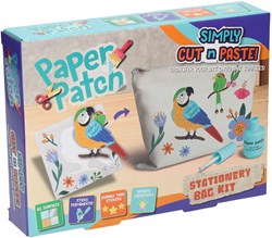 Paulinda Bastelset Federmäppchen dekorieren mit Papier und Kleber für Kinder