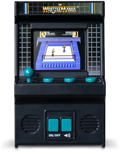 Basic Fun Arcade-Spiel WWE - tragbare Mini-Spielkonsole WrestleMania-2