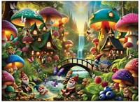 Wooden.City Holzpuzzle Mushroom Wonderland 1000 Teile Fantasie