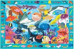 Mudpuppy Puzzle Korallenriff - lehrreiches Such- und Findepuzzle 64 Teile