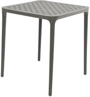 Kunststoff Tisch Porto anthrazit 65x65cm Beistelltisch Gartentisch