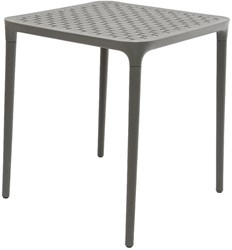 Kunststoff Tisch Porto anthrazit 65x65cm Beistelltisch Gartentisch