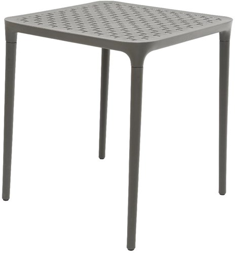 Kunststoff Tisch Porto anthrazit 65x65cm Beistelltisch Gartentisch
