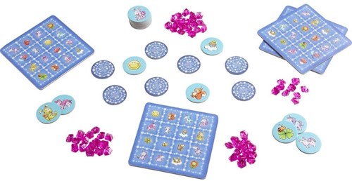 Haba Spiel Einhorn Glitzerglanz Flonkerbingo Bingospiel Karton-2