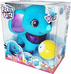 Interaktives Kuscheltier Party Pets Nesha Elefant mit Ball und Sound