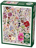 Cobble Hill Puzzle 1000 Teile - Blumenpuzzle Flower Press Frühling