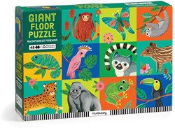 Mudpuppy Puzzle Regenwald Tiere - 48-teiliges Bodenpuzzle Kinder