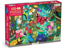 Mudpuppy Puzzle - Insekten und Schmetterlinge - bunte Kinderpuzzle 100 Teile