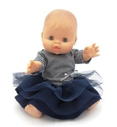 Paola Reina Puppe Gordi Mädchen, gekleidet (Bretonisch) 34cm