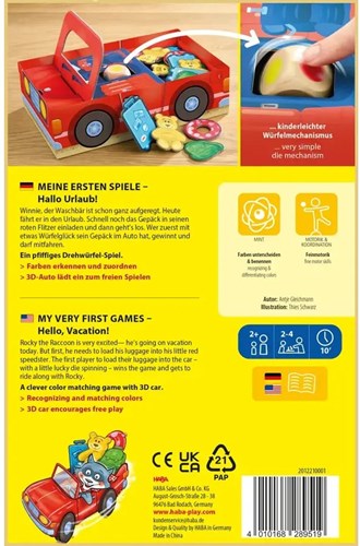 HABA !!! Game - My very first games - Hello, Vacation! (INT = DE 2012210001) (E/F/NL/IT/ES/CHN)-3