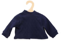 Asi Puppenkleidung Baumwoll-T-Shirt Langarm navy blue Puppenoutfit