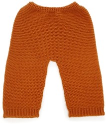 Asi Puppenkleidung warme Strickhose rostfarben Puppenoutfit