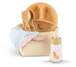 Asi Puppen Fütterungsset - Noel Kollektion für kleine Babypuppen