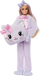 Barbie Puppe Spielzeug - Cutie Reveal Sweet Bows Lila Kätzchen Überraschung