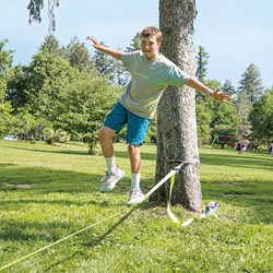 Trelines Slackline Outdoor-Spielzeug Classic Slackline 15m mehrfarbig