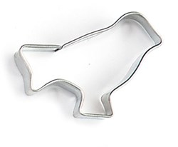 nic Ausstechform Vogel Keksform Stahl 5x4x1 cm kreatives Spielzeug