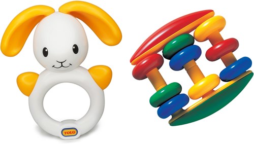 Tolo Hase und Abacus Spielzeug Geschenkset - pädagogisch und bunt