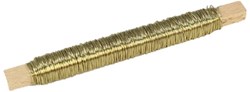 HBX natural living Basteldraht Kupfer Gold 0,50mm 50g kreativ