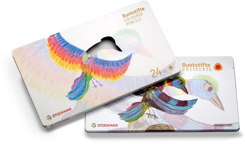 Stockmar Buntstifte 3kant Set 24+1 FSC nachhaltige Farbauswahl-2