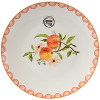 Decoris Frühstücksteller Porzellan Pfirsich 20cm farbenfrohes Geschirr