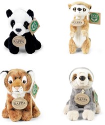Rappa Kuscheltier exotische Tiere 15cm weiches Plüschspielzeug
