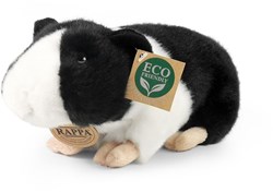 Rappa Plüsch Meerschweinchen Kuscheltier schwarz-weiß 20 cm umweltfreundlich Spielzeug