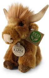Rappa Plüsch Hochlandrind Kuscheltier 16 cm umweltfreundliches Spielzeug