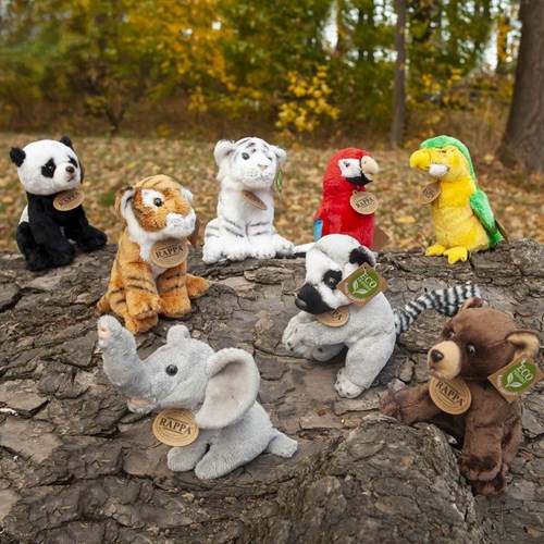 Rappa Plüsch exotische Kuscheltiere 8 Sorten 15 cm Spielzeug-2