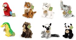 Rappa Plüsch exotische Kuscheltiere 8 Sorten 15 cm Spielzeug