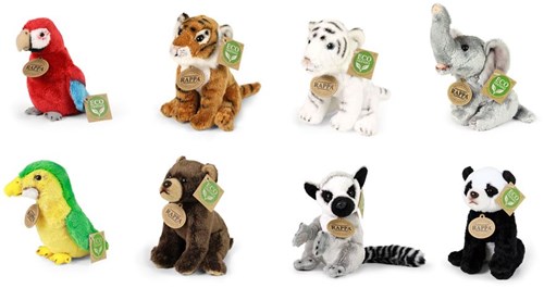 Rappa Plüsch exotische Kuscheltiere 8 Sorten 15 cm Spielzeug