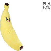 Take Me Home Plüsch Banane Kuscheltier gelb - 100cm großes Kissen