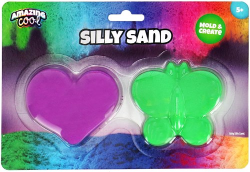 Amazing Cool kinetischer Sand Spielset - Silly Sand 2er Pack - Spielsand-2
