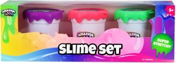 Amazing Cool Schleim Spielspaß 3er Set lila grün rosa Set