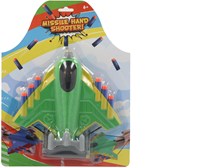 Afschietvliegtuig met foam pijltjes 3 assorti-2
