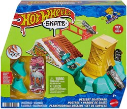 Fisher-Price Hot Wheels Skate Skatepark-Set mit Fingerboard