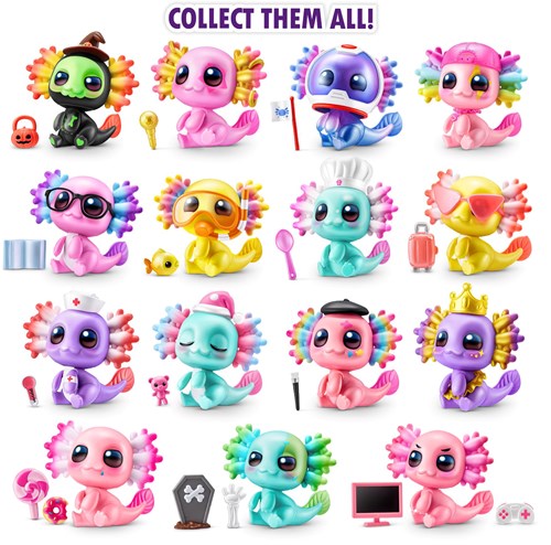 5 Surprise Axolotl Capsule Assorti-2