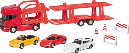 Goki Super Truck Car Transporter Scania V8, 1:60-64