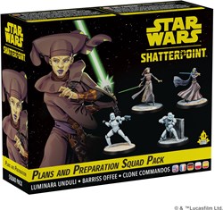 Atomic Mass Games Star Wars Shatterpoint General Luminara Unduli Squad Pack Strategiespiel