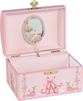Goki Spieluhr - Ballerina Schmuckkästchen rosa Ballett