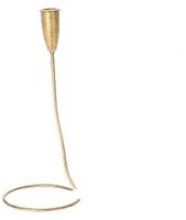HBX natural living Kerzenhalter Metall Gold luxuriöse Wohnaccessoires