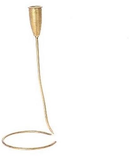 HBX natural living Kerzenhalter Metall Gold luxuriöse Wohnaccessoires