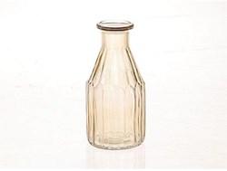 HBX natural living Vase Dekoration gelb Keramik 16,5cm modern