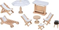 GOKI Puppenhaus – Gartenmöbel-2