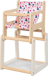 Goki Houten Poppenstoel met Tafel 2in1