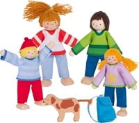 Goki Biegepuppen Camping-Familie-2