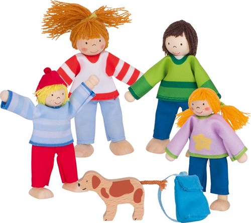 Goki Biegepuppen Camping-Familie-2